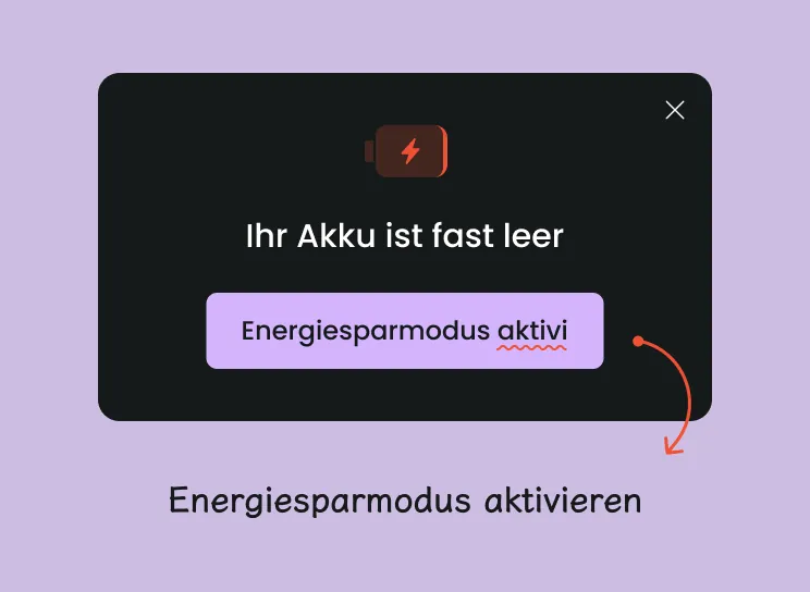 Cut-off text example