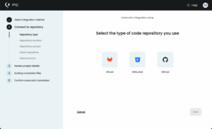 Connecting PTC to a Git repository