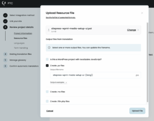 PTC resource file configuration