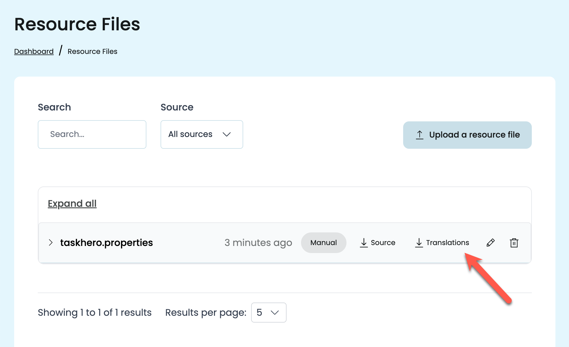 Downloading Java translations