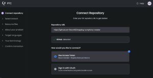 Connecting PTC with GitHub