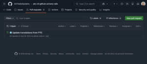 Pull request from PTC