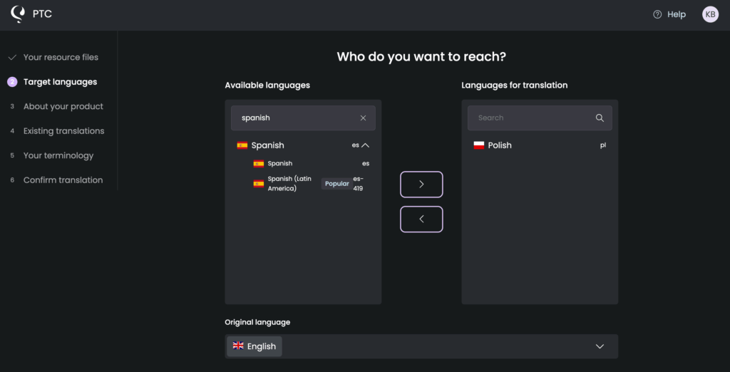 Adding languages
